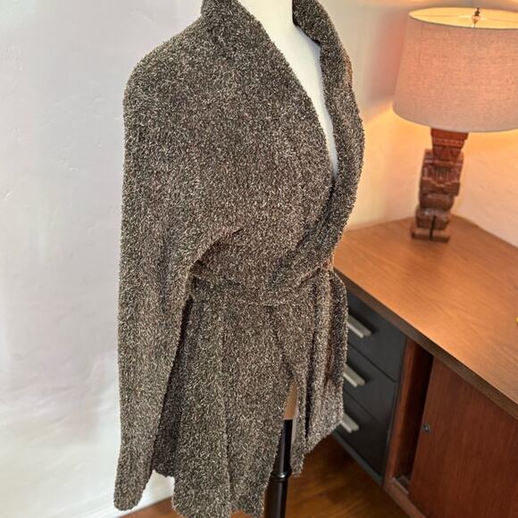 White Stag Brown Knit Cardigan Belted Made in Korea Y2K Comfy - Picture 6 of 6